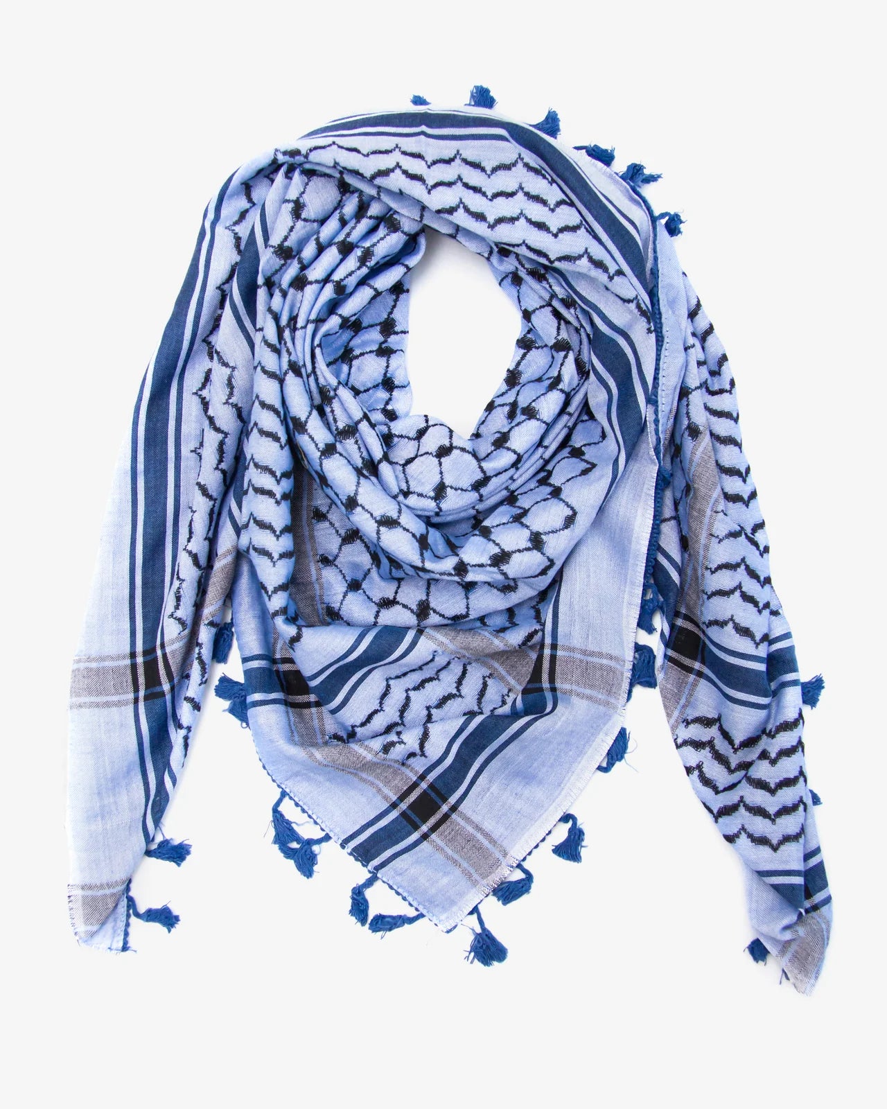 Traditional Blue Kufiya