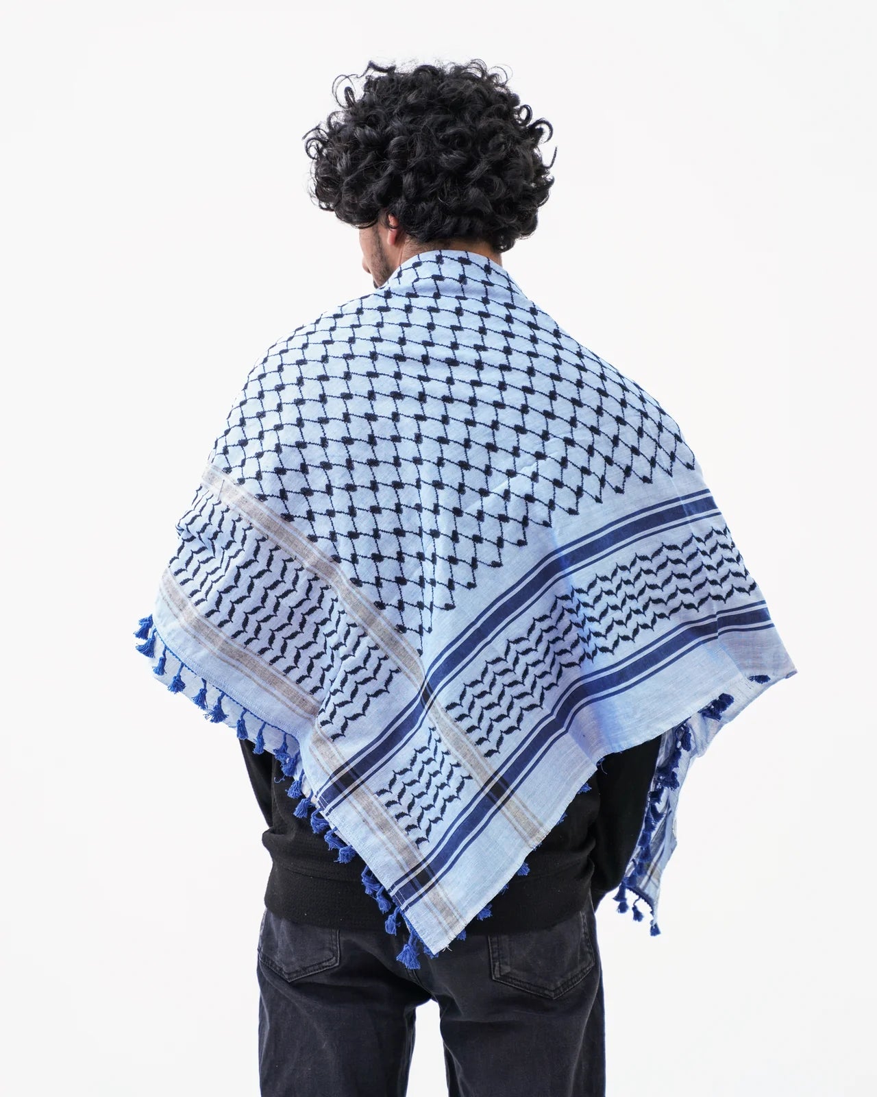 Traditional Blue Kufiya