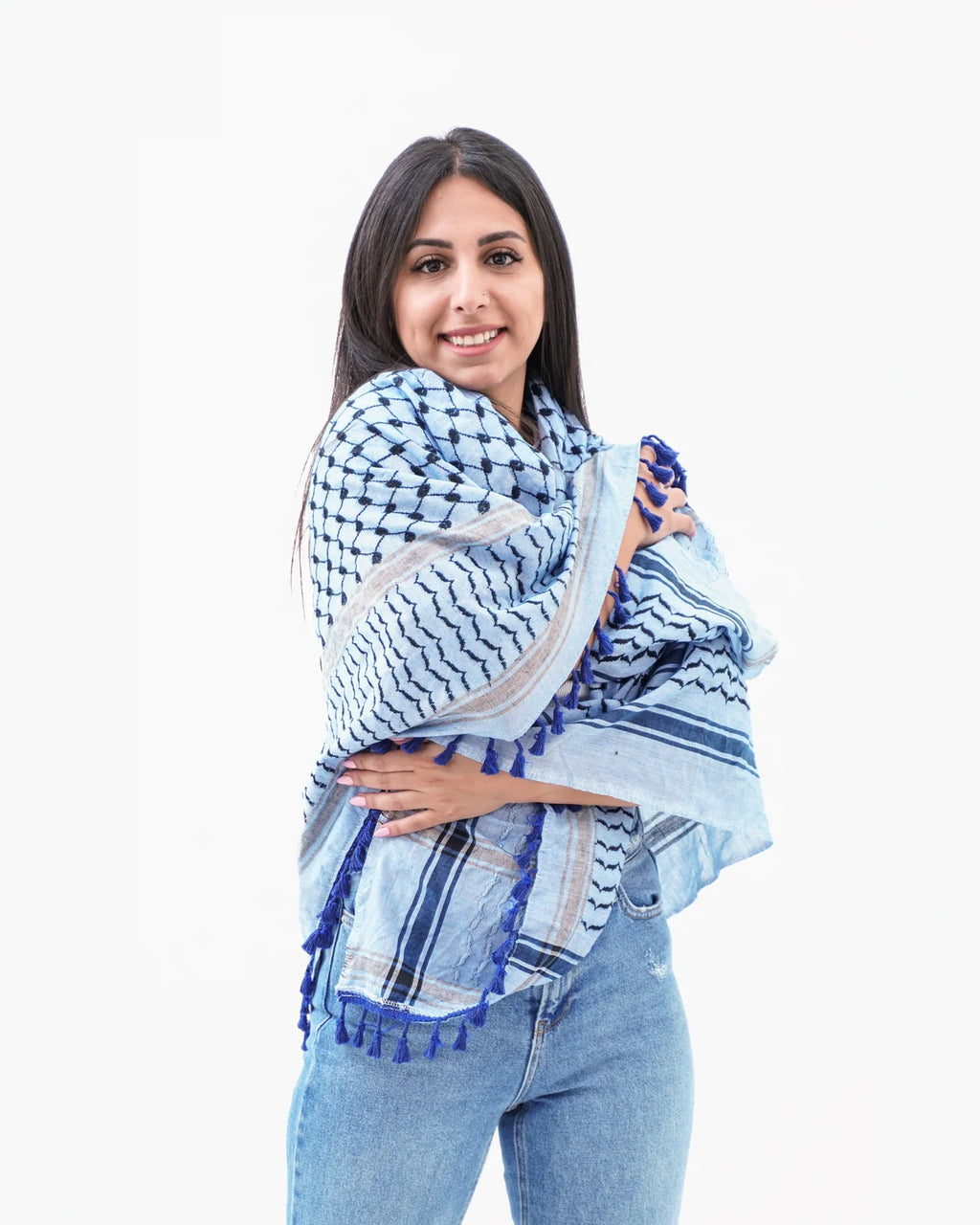 Traditional Blue Kufiya