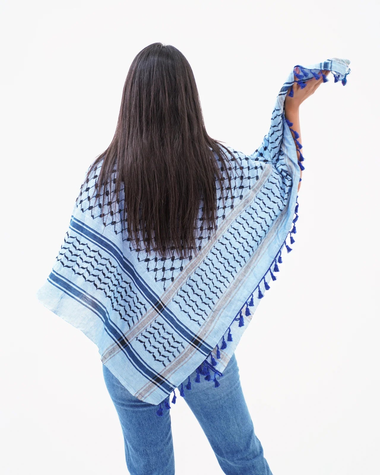 Traditional Blue Kufiya