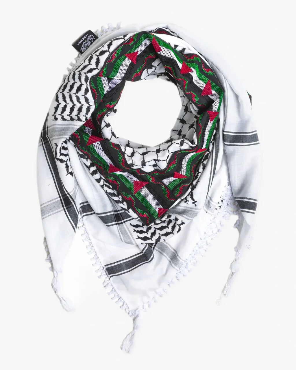 Palestine Embroidered Kufiya