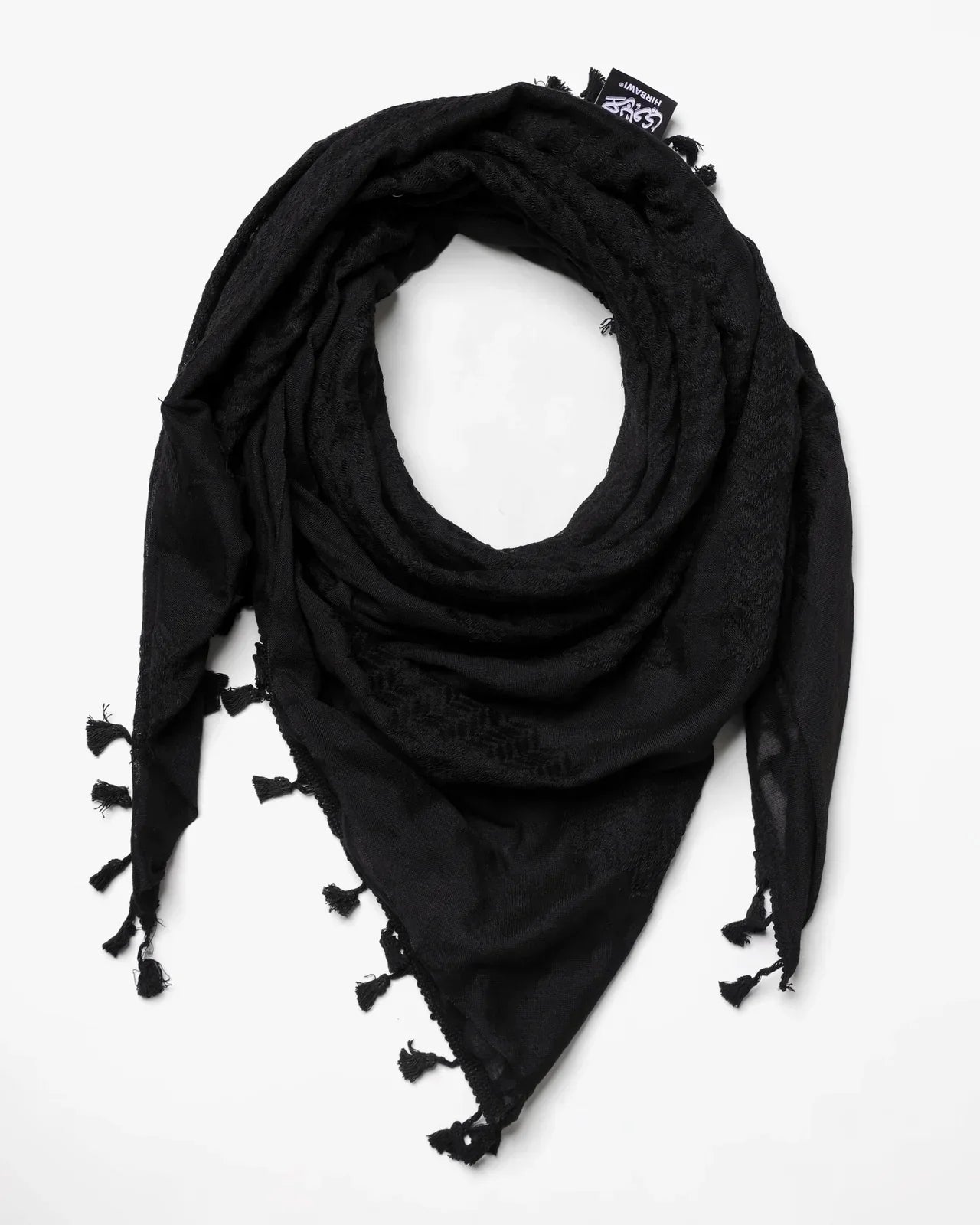 Pure Black Kufiya
